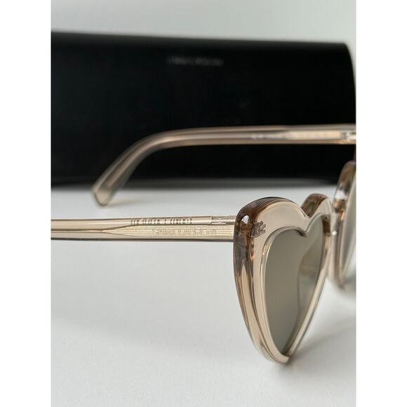 NEW Saint Laurent SL181 Champagne Heart LouLou Sunglasses - Picture 5 of 7